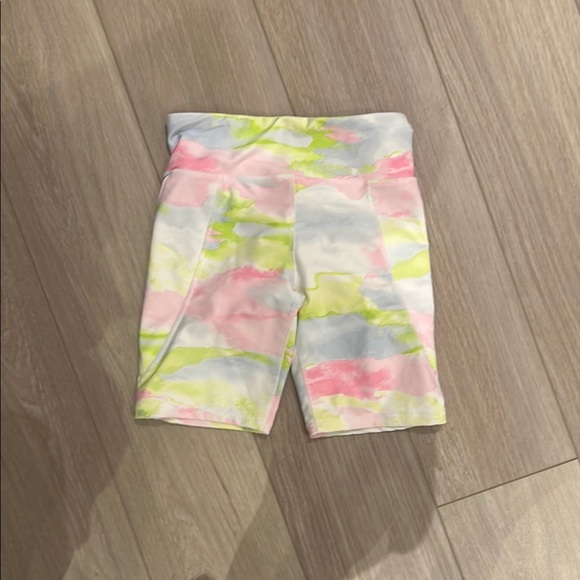 Old Navy Pink and Green Active Shorts - Picture 1 of 4